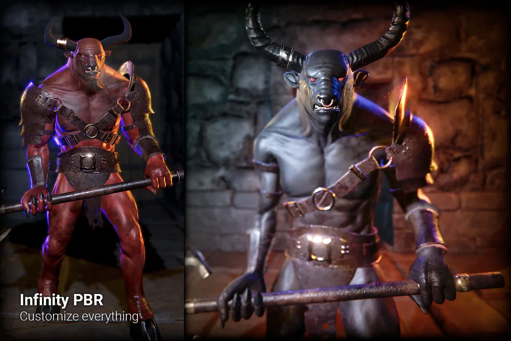 Minotaur Character Pack
