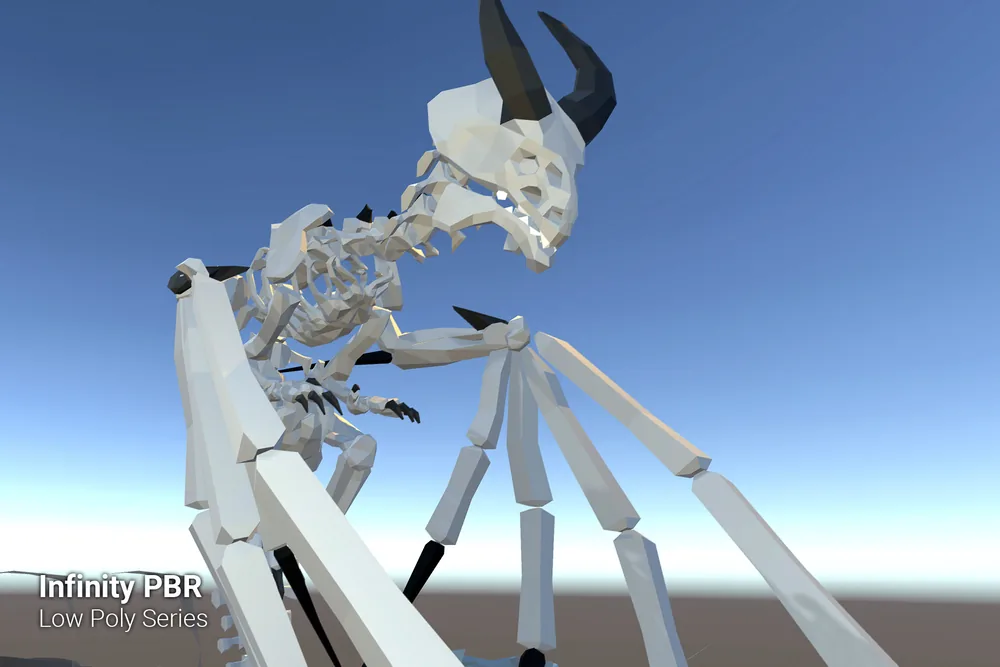 Low Poly Character – Dragon Skeleton