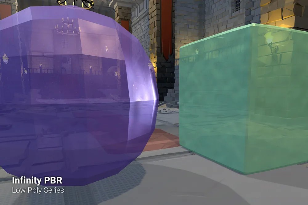 Low Poly Character – Gelly Cube & Sphere