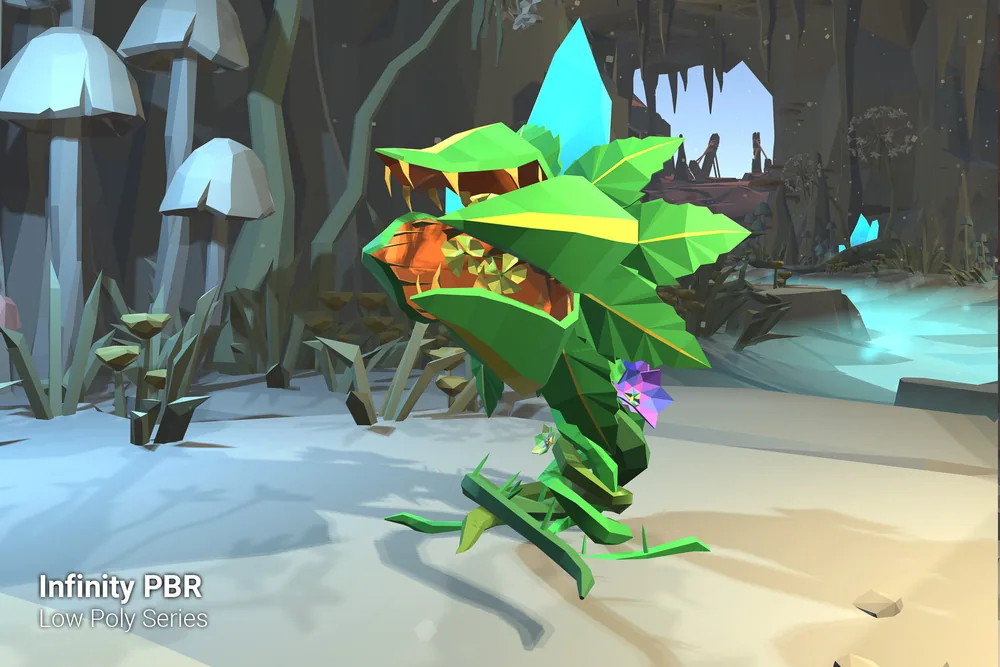 Low Poly Character – Plant Monster