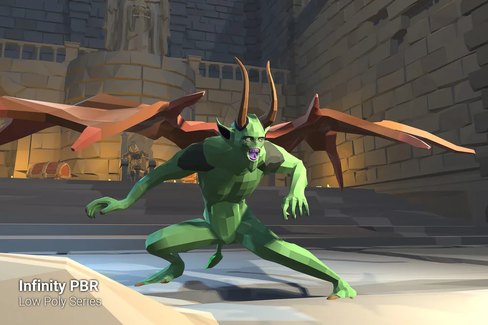 Low Poly Character – Imp