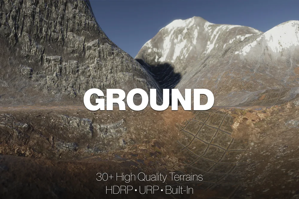 Ground Terrain Materials – FPS, Fantasy, RPG, Textures – Human Made