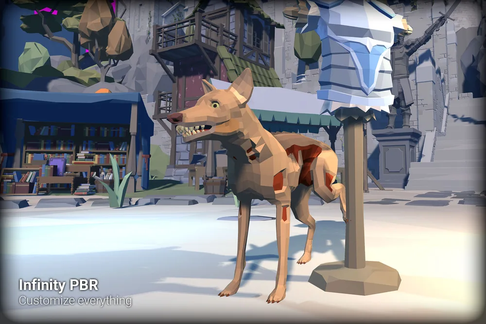 Low Poly Character – Demon Dog