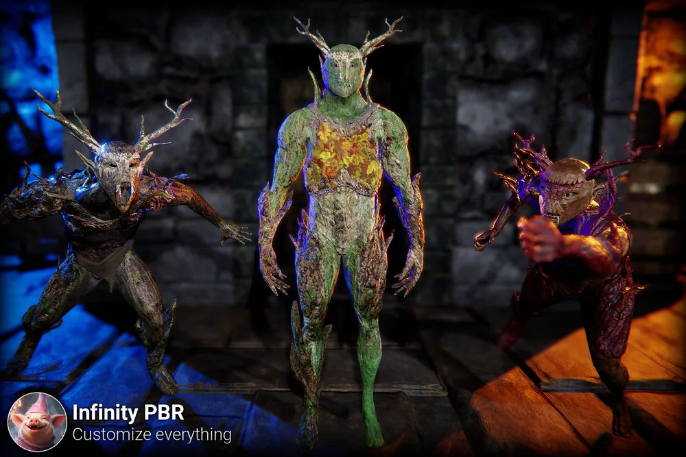 Forest Warrior Character