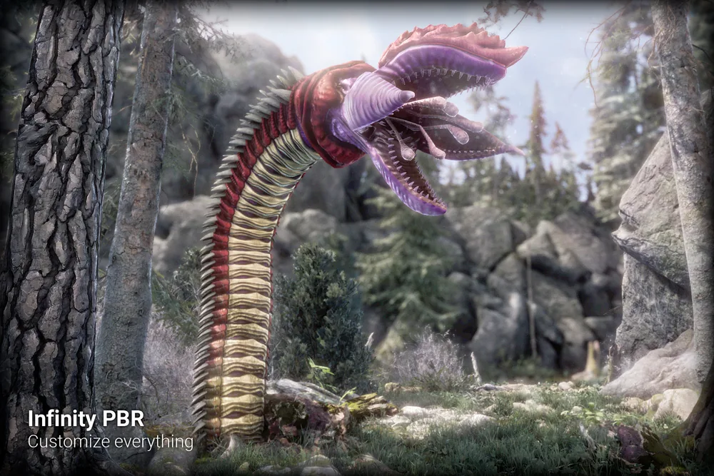 Giant Worm Pack PBR