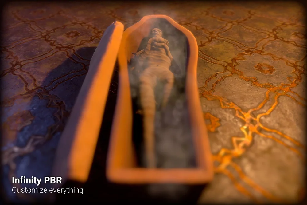 Mummy & Sarcophagus Egyptian Pack PBR