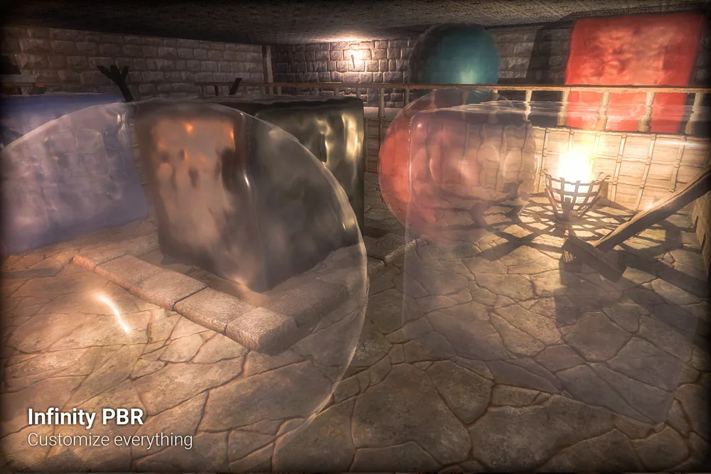 Gelatinous Cube & Sphere Pack PBR