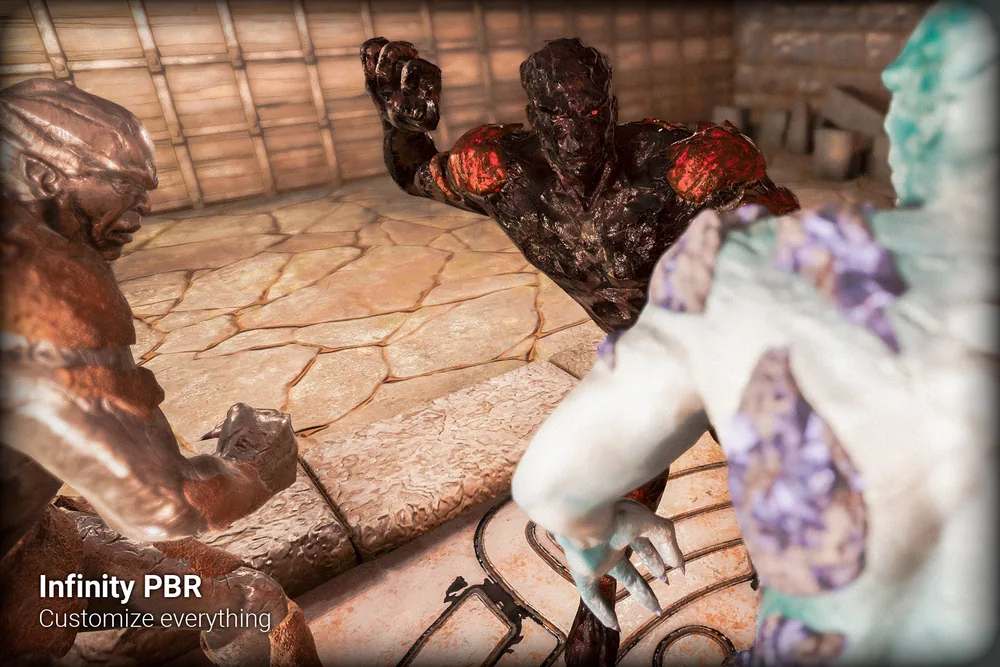 Golems Cave Monster Pack PBR